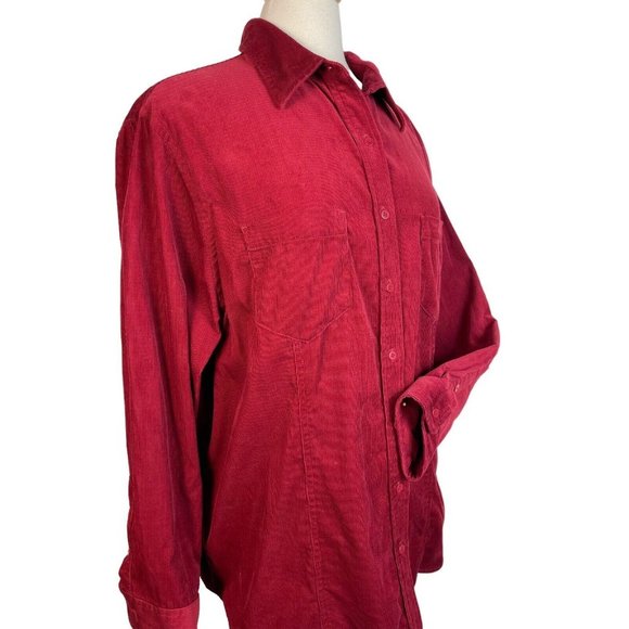 Jones New York Sport Shacket Corduroy Y2k Button Down Shirt, Size 2X - Picture 9 of 12